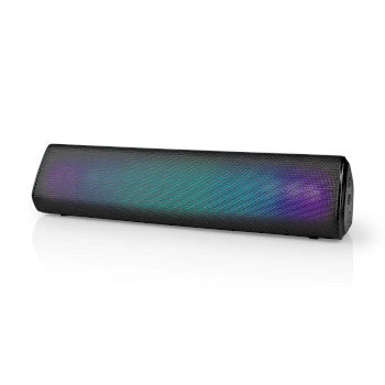 Bluetooth® Speaker | Maximum battery play time: 6 hrs | Table Design | 18 W | Stereo | Built-in microphone | Linkable | Black Bluetooth® Speaker | Maximum battery play time: 6 hrs | Table Design | 18 W | Stereo | Built-in microphone | Linkable | Black